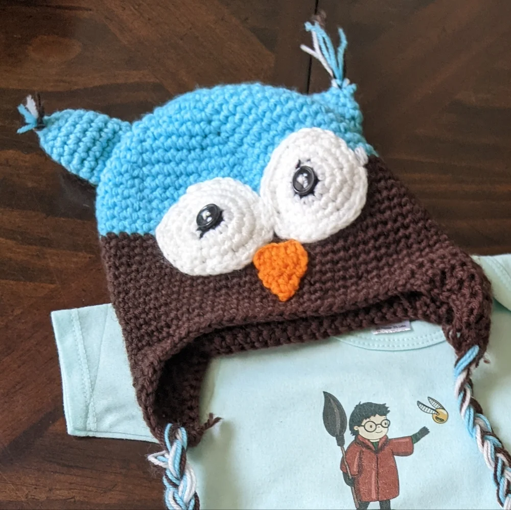 Harry Potter Bodysuit and Owl Hat